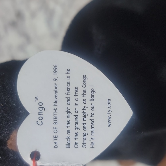 Very Rare 1996 Congo Beanie baby - Picture 4 of 7
